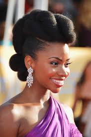So i searched for more natural hair celebs and found that they love to put their interests and fun things on the internet leisurely as much as we do to help others here are a few natural hair celebs who live the life of fame and recognition, but still have time to blog about their personal lives, interests, hobbies. Actress Teyonah Parris Rocks A Fierce Pompadour Updo On The Sag Red Carpet Bglh Marketplace