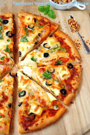 Tandoori Vegetable Paneer Pizza Paneer Pizza Paneer Delicious Pizza