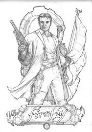 Firefly Captain Malcolm Reynolds By Adriana Melo Coloring Pages Coloring Books Comic Art