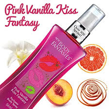Buy Body Fantasies Pink Vanilla Kiss Fantasy Body Spray Online In Kazakhstan B00rlq7ed2