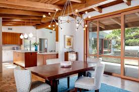 From herman miller chairs and tulip tables to atomic clocks and sunburst patterns on materials like resin. Absolutely Stunning Renovation Of A Mid Century Modern Home In La