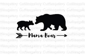 Download Baby Bear And Mama Bear Graphic By Cutfilesgallery Creative Fabrica