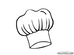 Chefs Hat Coloring Page Chefs Hat Coloring Pages Clip Art