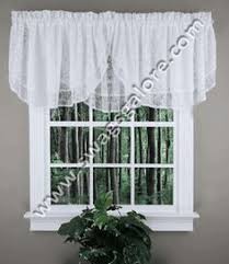 lace valances, lace curtains