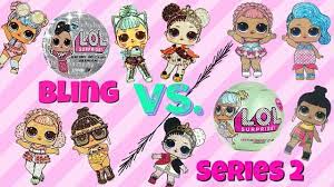 If your kid likes sisters, she's not lucky with the bling series. Lol Surprise Bling Series Full Checklist Lol Surprise Holiday Series Vs Series 2 Lol Dolls Youtube
