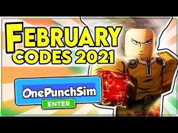 One punch sim codes / one punch man road to hero 2 0 the follow up to oasis games previous opm tie in will launch for ios and android on june 30th articles details: All New Update Working Codes 2021 In Roblox One Punch Simulator Youtube