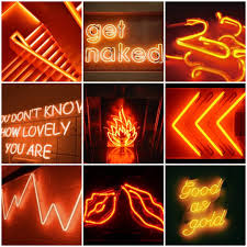 Aesthetic wallpaper background pictures pintopin famous last words. Pin By Ruchita Chanchlani On Bright And Energetic Orange Aesthetic Neon Aesthetic Neon Orange Asthetic