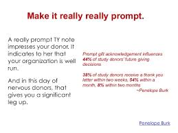 Example donation thank you letter #1: How To Write A Killer Thank You Letter