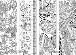 Set Of 8 Coloring Bookmarks With Abstract Patterns Etsy Coloring Bookmarks Love Coloring Pages Coloring Pages