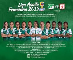 — deportivo cali femenino (@califemenino) june 24, 2021 desde ya farlyn trabaja junto a la plantilla en la sede deportiva en pance y continúa sumando minutos de preparación a lo que será el debut en el grupo b de la liga, que comparten con américa, nacional, medellín, bucaramanga y real san andrés. Deportivo Cali 0 Vs 3 America De Cali Por La Liga Aguila Femenina Liga Aguila Femenina En Vivo Futbol En Vivo Ver Futbol Gratis Online Futbol Femenino