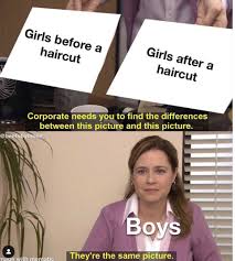 Maybe you would like to learn more about one of these? There Hilarious Haircut Memes Are Sharp Af We Are With You Memes