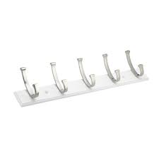 Richelieu Rh111211530195 24 Inch Wide 5 Hook Build Com Wall Mounted Coat Rack Wooden Coat Rack Hook Rack