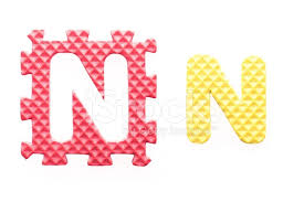 Once you reach 9, start back over at 1 and continue through the alphabet. Colored Letters N Alphabet For Children Stock Photos Freeimages Com