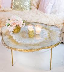 Original Resin Geode Table In 2020 Geode Decor Resin Table Decor