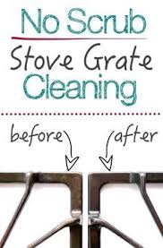 What is the best cleaner for a stove? How To Clean Stove Grates And Drip Pans No Scrubbing Grate Cleaning Clean Stove Clean Stove Grates