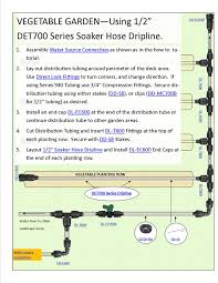 Consistent watering is the key to a productive garden! Watering Vegetable Garden With Drip Irrigation Systems
