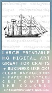 Printable Ship Digital Image Digital Ship Artwork Download Antique Boat Image Graphic Vintage Clip Art Jpg Png Vector Print 300dp Digital Image Vintage Digital