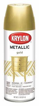Metallic paint primer is an ideal primer and foundation color for metallic paints. Krylon Metallic Metallic Spray Paint In Metallic Gold Metallic For Ceramic Glass Metal Paper Plaster P 54tj84 K01706007 Grainger