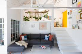 Room and board jasper sofa. Photo 3 Of 18 In My House Two Bay Area Creatives Navigate A New Normal In Their Artist Co Op Dwell