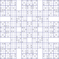 You can also locate sudoku cheat sheet, which displays you numerous sudoku strategies and designs that you could use to produce it a bit easier. Sudoku Samourai A Imprimer Recherche Google Sudoku Sudoku Puzzles Sudoku Printable