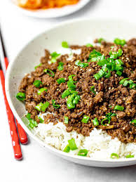 15 Minute Korean Beef Bowl Recipe Korean Beef Bowl Korean Beef Beef Bowls