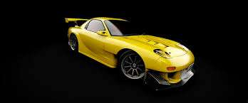 Hd wallpapers and background images Mazda Rx 7 Rx7 Rotary Fd3s Initial D Keisuke Takahashi Yellow Simple Hd Wallpaper Wallpaperbetter