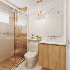Kamar mandi unik dengan wallpaper keramik bermotif. Gambar Kamar Mandi Minimalis Ruangan Kecil Desain Rumah Cantik Desainer Interior Indonesia