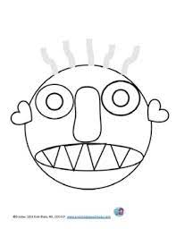 Pdf (3.72 mb) this monster craft and writing activity goes great with the book go away big green monster! Go Away Big Green Monster Color Page Freebie By Preschool Speechie Plus