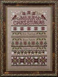 Scandinavian christmas sampler cross stitch pattern by tapestry barn. Downloadable Cross Stitch Patterns
