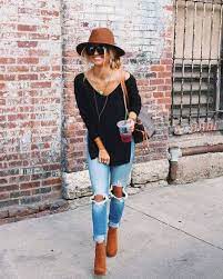 15 Cute Fall Outfits And Trends To Copy This Season Society19 Casual Fall Outfits Outfits With Hats Cute Fall Outfits
