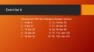Faktor persekutuan dari 18 dan 24 yang terbesar adalah 6. Fpb Dan Kpk Kelas 7 Semester 1 Smpk Penabur Kowis Ppt Download