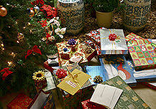 You need to think about the christmas dinner, the decorations and the gifts. Christmas Gift Wikipedia