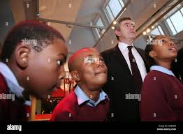 Children of britains prime minister gordon brown hi-res stock photography  and images