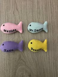 Custom Fish Cat Toy Personalized Handmade Cat Toy Vegan Cat Etsy In 2020 Handmade Cat Toys Crazy Cat Lady Gifts Cat Toys