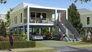 Image Result For Residential Architecture In Flood Prone Areas Green House Design House On Stilts Prefab Homes