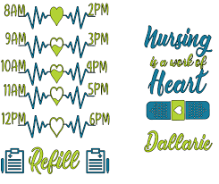 Download Free Nursing Svg File Water Bottle Tracker Svg Nurse