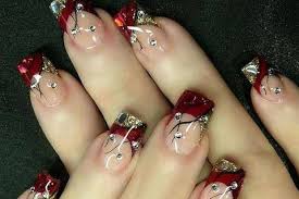 pin by adeleni almora on nail design cute nail art designs nail accessories christmas nail art designs