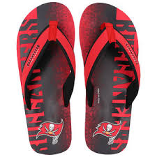 Buccaneers Womens Glitter Flip Flop By Forever Collectibles