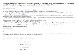 Regulament privind curatenia si dezinfectia in blocul alimentar. Https Www Edu Ro Sites Default Files Ordin 20comun 20ms 20 20mec Septembrie 2020 Pdf