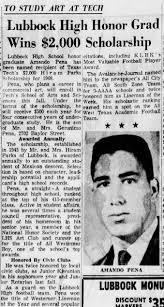 Lubbock high school scholarship winner