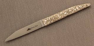 Ménagère 24 pièces ou coffret couteaux. Couteau Pliant Charles Canon By Dutilleul Huitres