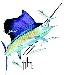 Guy Harvey Sailfish Guy Harvey Art Fish Art Bass Fishing Pictures