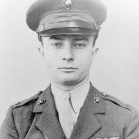Official Portrait of US Marine Corps (USMC) First Lieutenant (1LT) Eugene  A. Trowbridge, taken at San Diego, California (CA), April 30, 1942. 1LT  Trowbridge is an ace pilot and is credited with