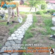 Diy Craft With Cement Garden Maker Mold Path Garden Path Maker Mold Garden Path Maker Mould Die Garten Landschaftsbau Garten Garten Pflaster
