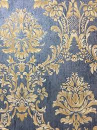 Papel De Parede Importado Arabesco Dourado Com Fundo Azul Na Personnalite Papeis D Papel De Parede Importado Papel De Parede Arabesco Papeis De Parede Arabesco Papel de parede adesivo vintage cinza 01020 papel de parede com elementos em tons de cinza e fundo branco. papel de parede importado arabesco