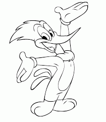 Download this adorable dog printable to delight your child. Woody Woodpecker Coloring Pages Coloring Pages For Children Cartoon Character Tattoos Cartoon Coloring Pages Coloring Pages