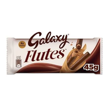 Product Photo: Galaxy Flutes Chocolate 45g