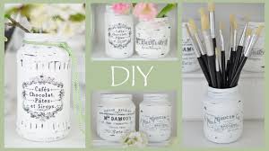 Recycling und die wiederverwendung von alten produkten steht im moment genauso im mittelpunkt des interesses wie. Diy Nostalgische Dekoglaser Im Shabby Chic Stil Transfertechnik Decalfolie Upcyclingidee Youtube