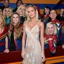 An american actress brianne sidonie desaulniers, popular as brie larson is an actress, director, and also a singer. Brie Larson Attends Captain Marvel Premiere Red Carpet