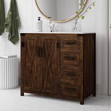 W vanity in dove gray with cultured marble vanity top in white with white basin has simple styling that will complement a wide variety of bath or powder room decor. Off Center Sink Vanity Wayfair